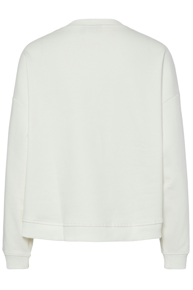 PCTOVE LS SWEAT BC 17157445 CLOUD DANCER/COLORFUL LOVERS